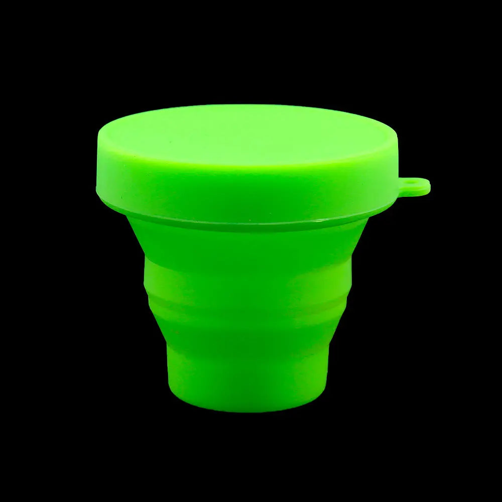 Silicone World Portable Silicone Folding Cup Mouthwash Cups Travel Outdoor Anti Drop Telescopic Cup Coffee Handcup Water Cup
