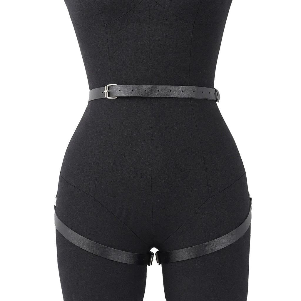 Women Fashion Belt Female Street Style  Leg Harness Belt Thigh Garter Gothic Casual Wild Decoration Belts Clothing Accessories