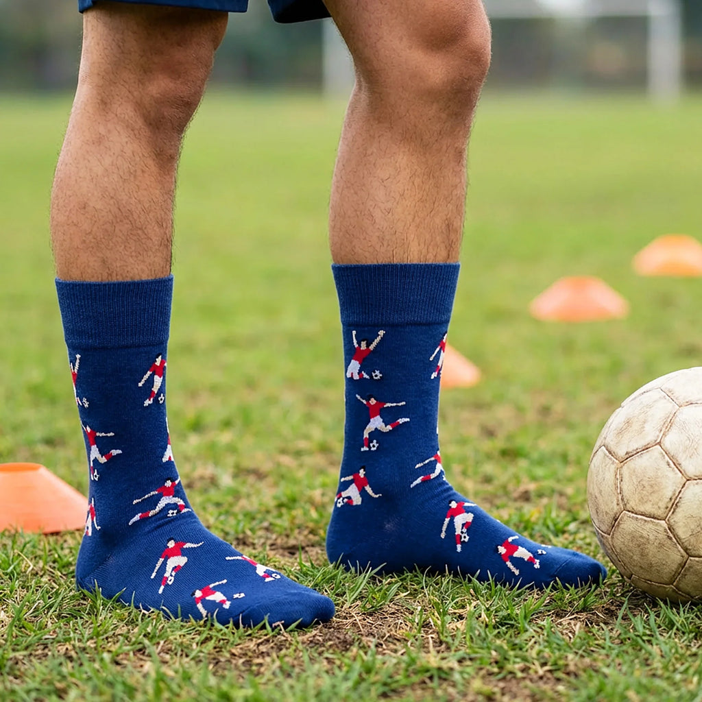 Funny Socks for Men Women Teen Boys -Fun Novelty Funky Socks Gift Ideas Men's Outdoor Gym Socks Comfortable Soft Football Socks