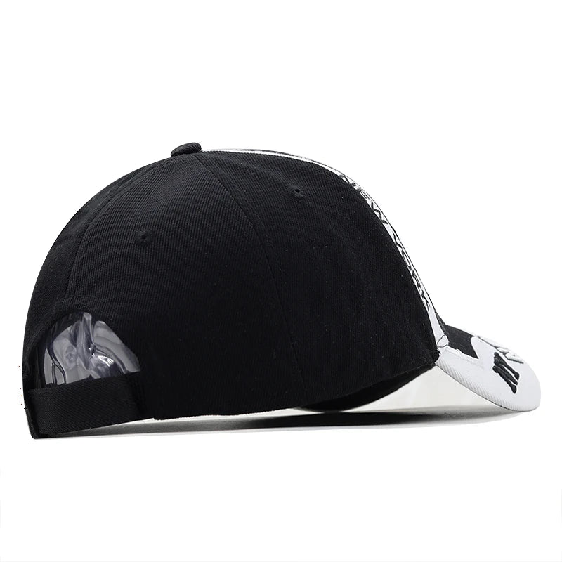 New Men's 3D embroidery Baseball Cap Fitted Cap fishing Snapback Hat for Men Bone Women Gorras Casual Casquette Letter Red Cap