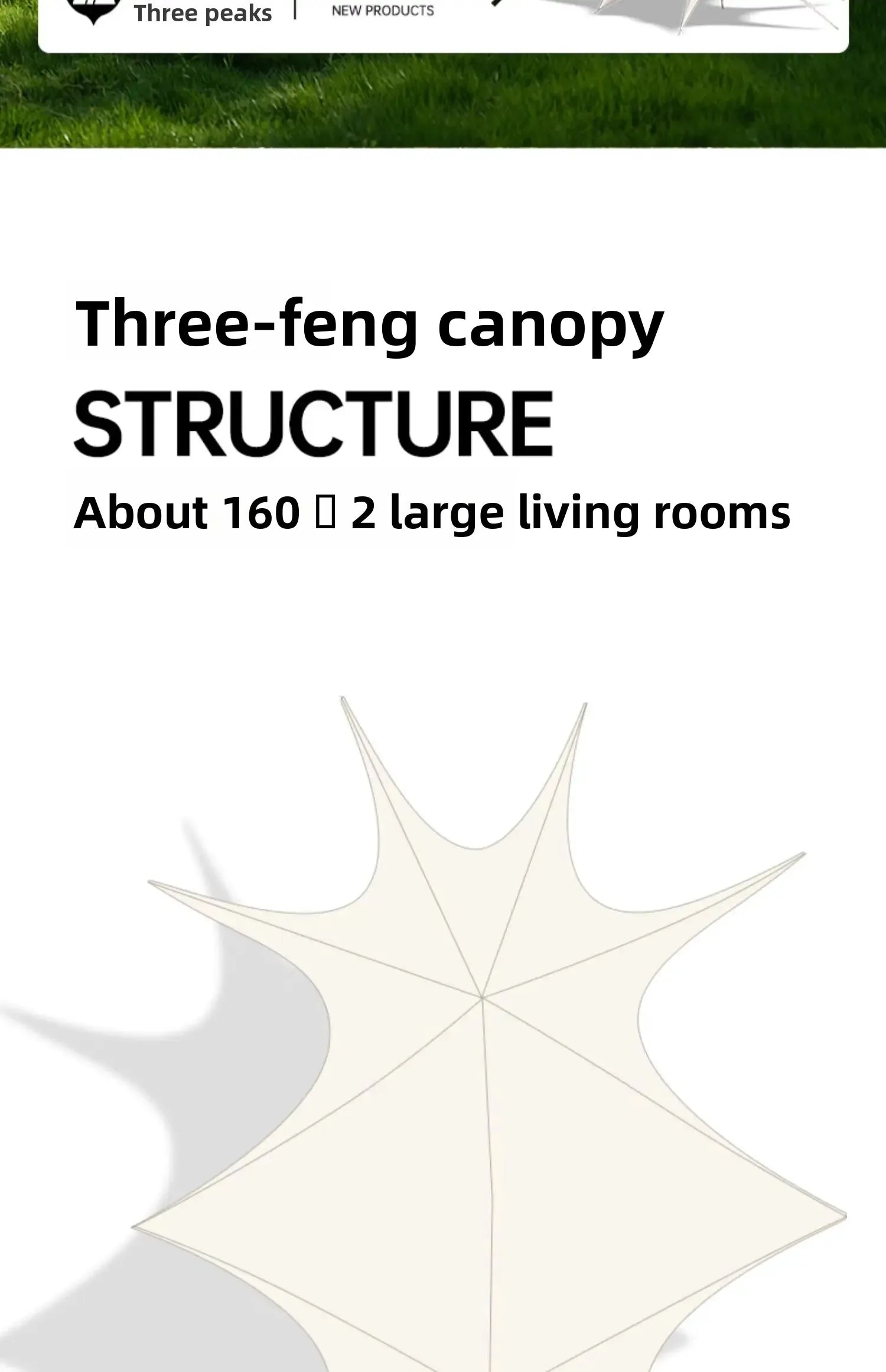 Tent, Large Outdoor Giant Camp, Rain and Sun Protection, Suitable for Outdoor Camping
