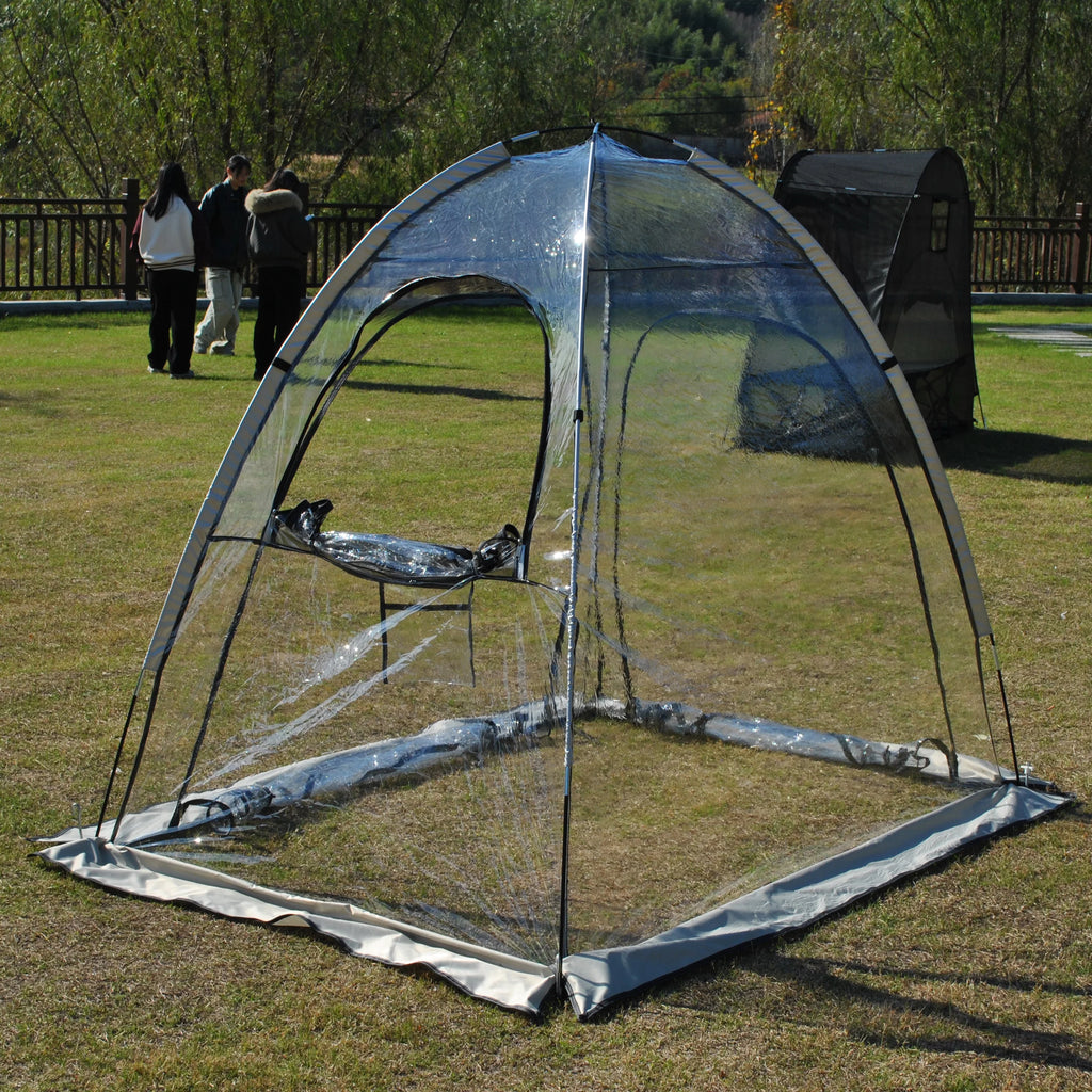 All Weatherproof Shelter,720°View Weather Tent,2 Person Instant Tent,Outdoor Transparent Tent for Sport Event,Camping