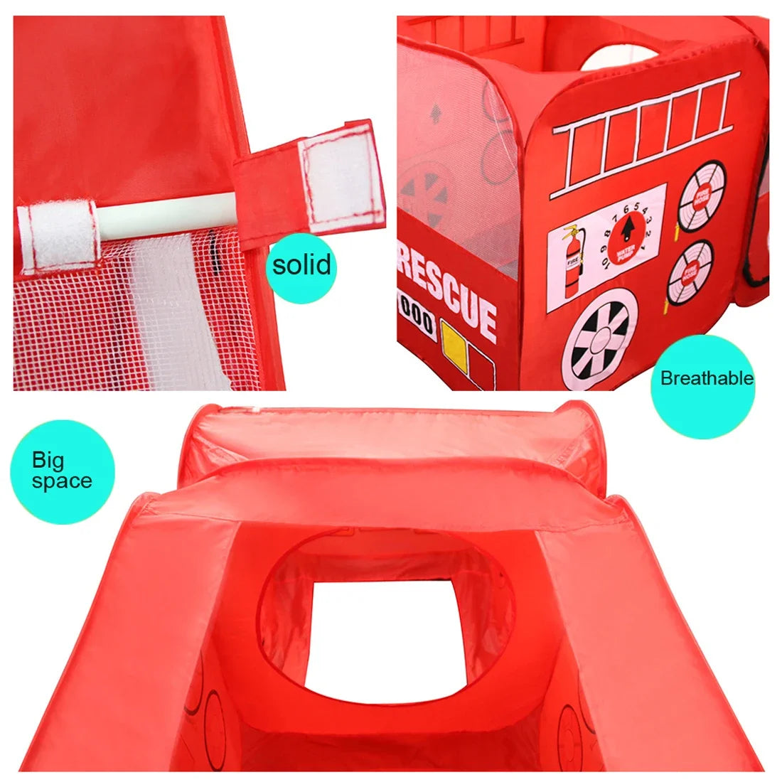 Super Large New Children's Tent Cartoon Car Theme Tent Indoor and Outdoor Game House Automatic and Convenient Installation Free