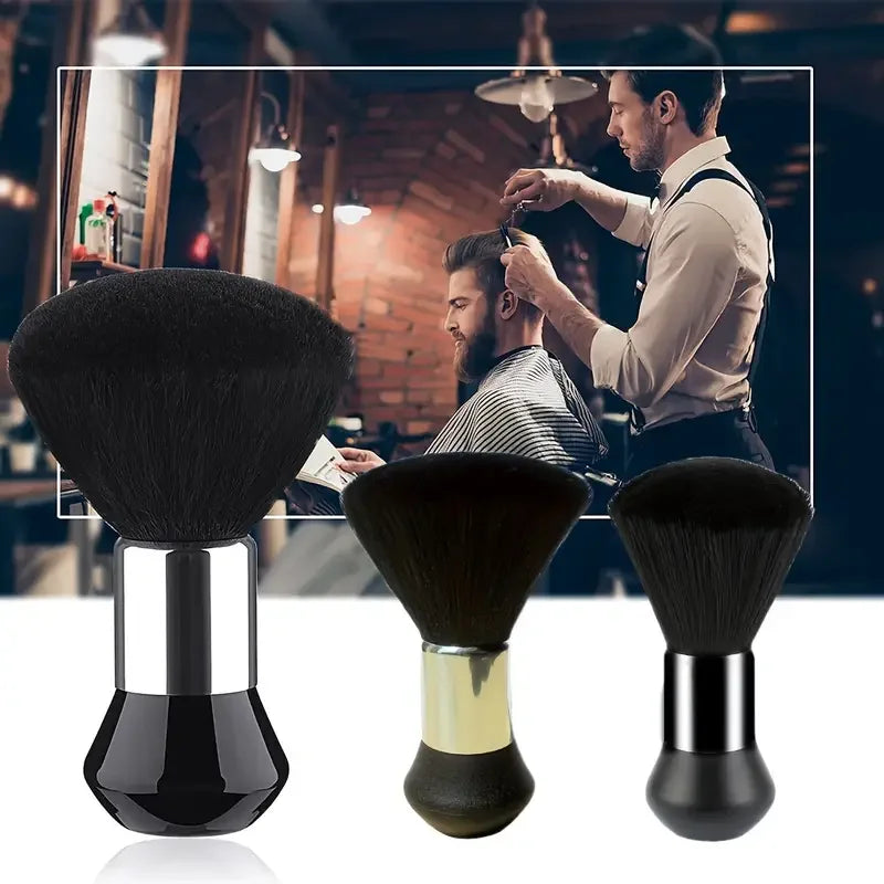 Hairdressing Soft Brush Black Hairdressing Sweeping Neck Hair Cleaning Duster Hair Cutting Brush Barbershop Hair Cut Brush Tools