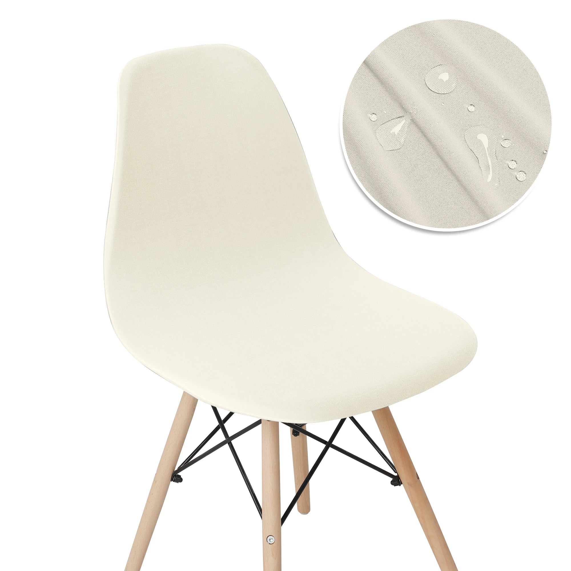 Solid Color Shell Chair Cover Stretch Cheap Short Back Chair Covers Printed Dining Seat Covers For Home Bar Hotel Party Banquet