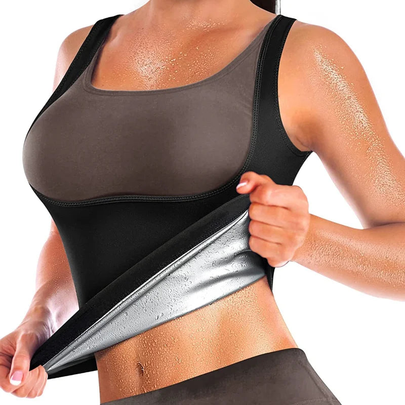 Sweat Vest Sauna Suit For Women Shirt Shapewear Women-Sauna Women,Sauna Workout-Slimming Faja-Hot