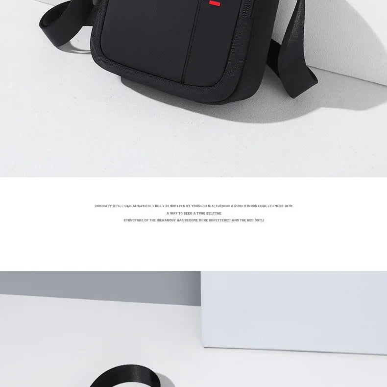 GOLF Cross Bag Man Nylon Shoulder Boston Crossbody Bags Men Mini Sling Messenger Cell Phone Waterproof Pouch Oxford Compartments