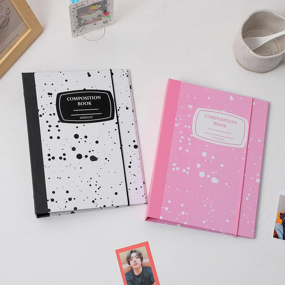 SKYSONIC New Arrival A5 Ring Notebook Jounral Cover INS Bandage Photocards Binder Collect Book Photo Cards Organzier Stationery