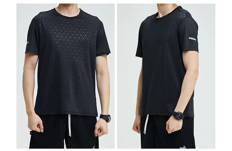 Men's Sports Shirts Sweatshirt Things for Gym Shirt Dry Fit Workout Yoga Tops Breathable Short Sleeves Undershirt Golf Wear Top