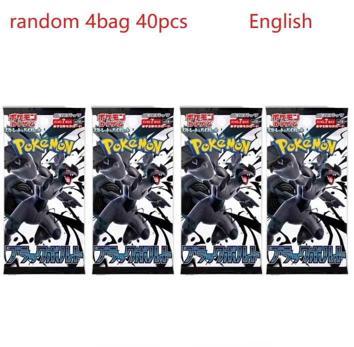 Pokemon Trading Cards 40 Pcs English PTCG Game Collection Strange Tree 151 SV4A Gift for Children