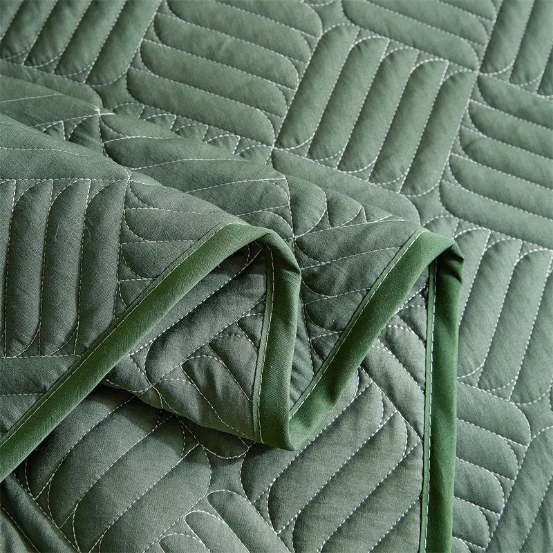 Quilt Bedding Sets, Lightweight Soft Bedspread Coverlet with Pillow Cases, Quilted Blanket Thin Comforter Bed Cover, All Season