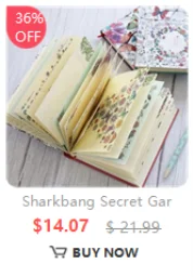 Sharkbang 10pcs A4 Binder Sleeves 7 Holes Postcards Sticker Organizer 11 Designs PP Refill Ring Bags Stationery Accessories