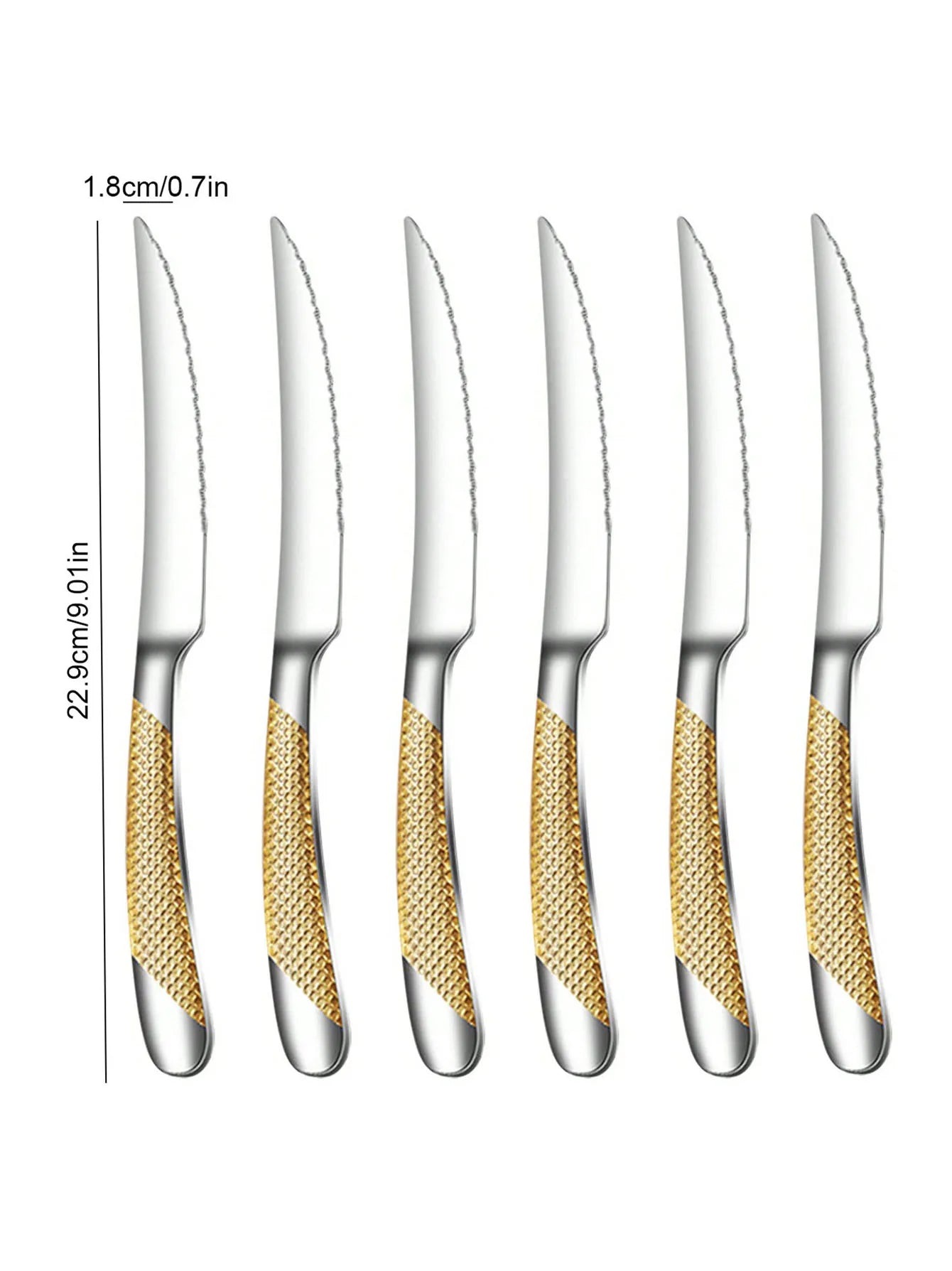 6pc/30pc Stainless steel star drill dinnerware set knife, fork and spoon set for the kitchen and dining room