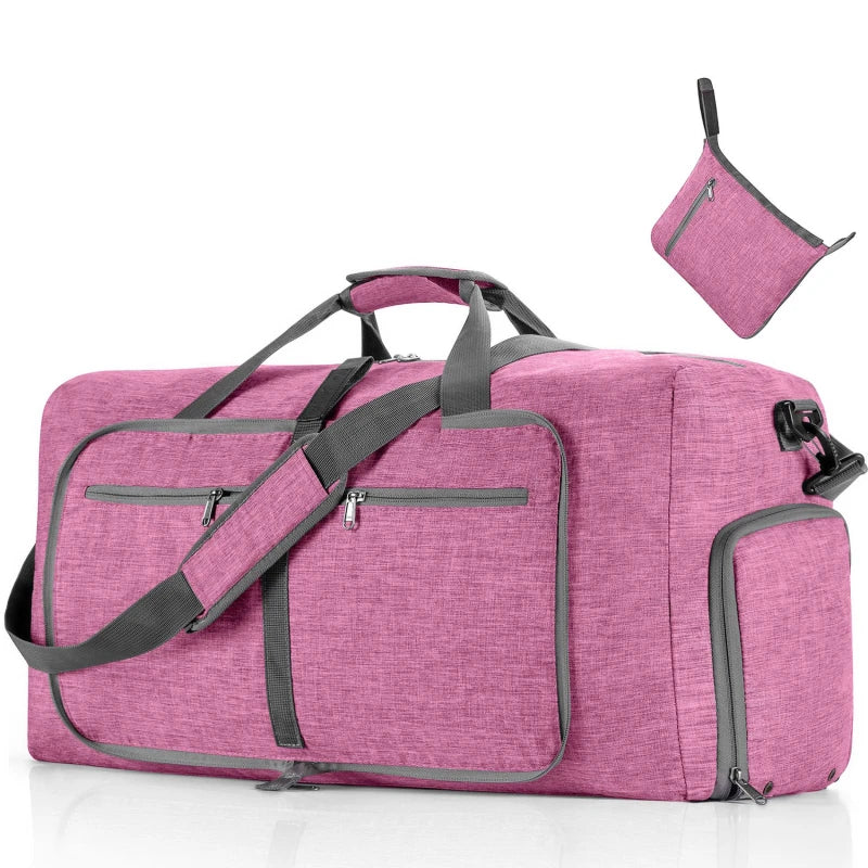 Large Capacity Travel Duffel Bag 85L Shoulder Sports Bag Women Waterproof Oxford Foldable Big Travel Bag Men Fitness Luggage sac