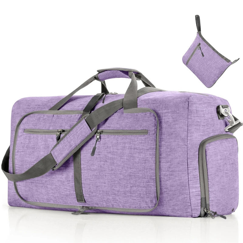 Large Capacity Travel Duffel Bag 85L Shoulder Sports Bag Women Waterproof Oxford Foldable Big Travel Bag Men Fitness Luggage sac