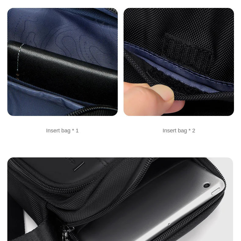 GOLF Cross Bag Man Nylon Shoulder Boston Crossbody Bags Men Mini Sling Messenger Cell Phone Waterproof Pouch Oxford Compartments