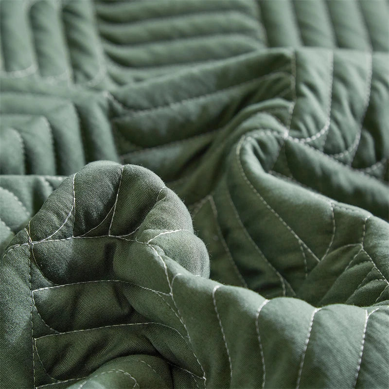 Quilt Bedding Sets, Lightweight Soft Bedspread Coverlet with Pillow Cases, Quilted Blanket Thin Comforter Bed Cover, All Season