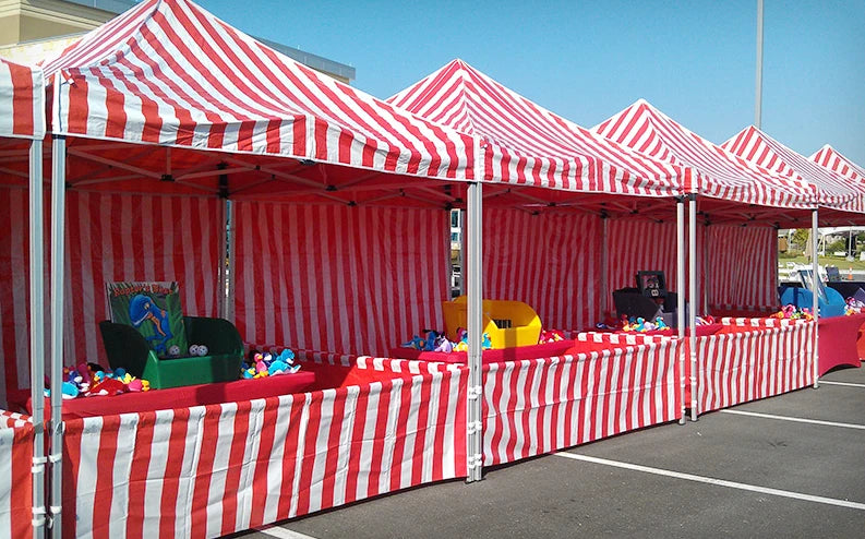 Red And White Bar Exhibition Event Party Tent 10x10