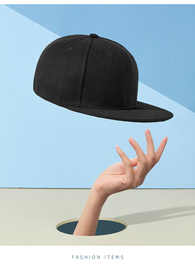 Bone Snapback Cap Full Closed Baseball Cap Men Women Flat Brim 6 Planas Hip Hop Hat Fitted Size Flat Brim Summer Cap Casquette