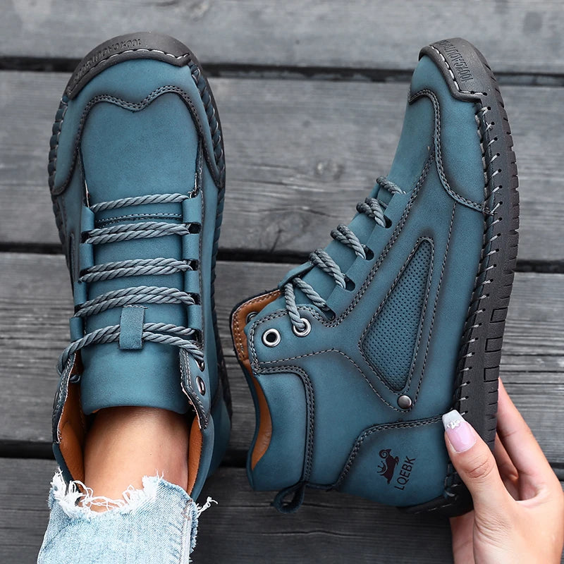 Boots for Women British Style Retro Anti Slip Loafers Casual Soft Soled Women Nude BootsSpring Autumn Comfortable Women's Shoes