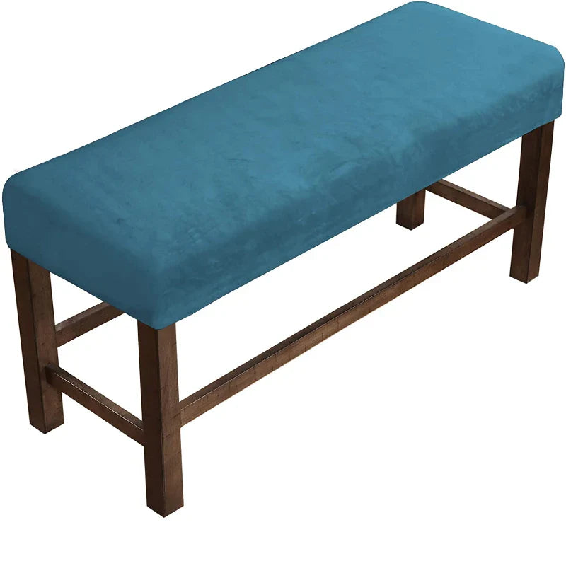 Velvet Soft Stretch Dining Room Spandex Elastic chair Bench Covers  Living Room Kitchen Bedroom Slipcover Seat Protector