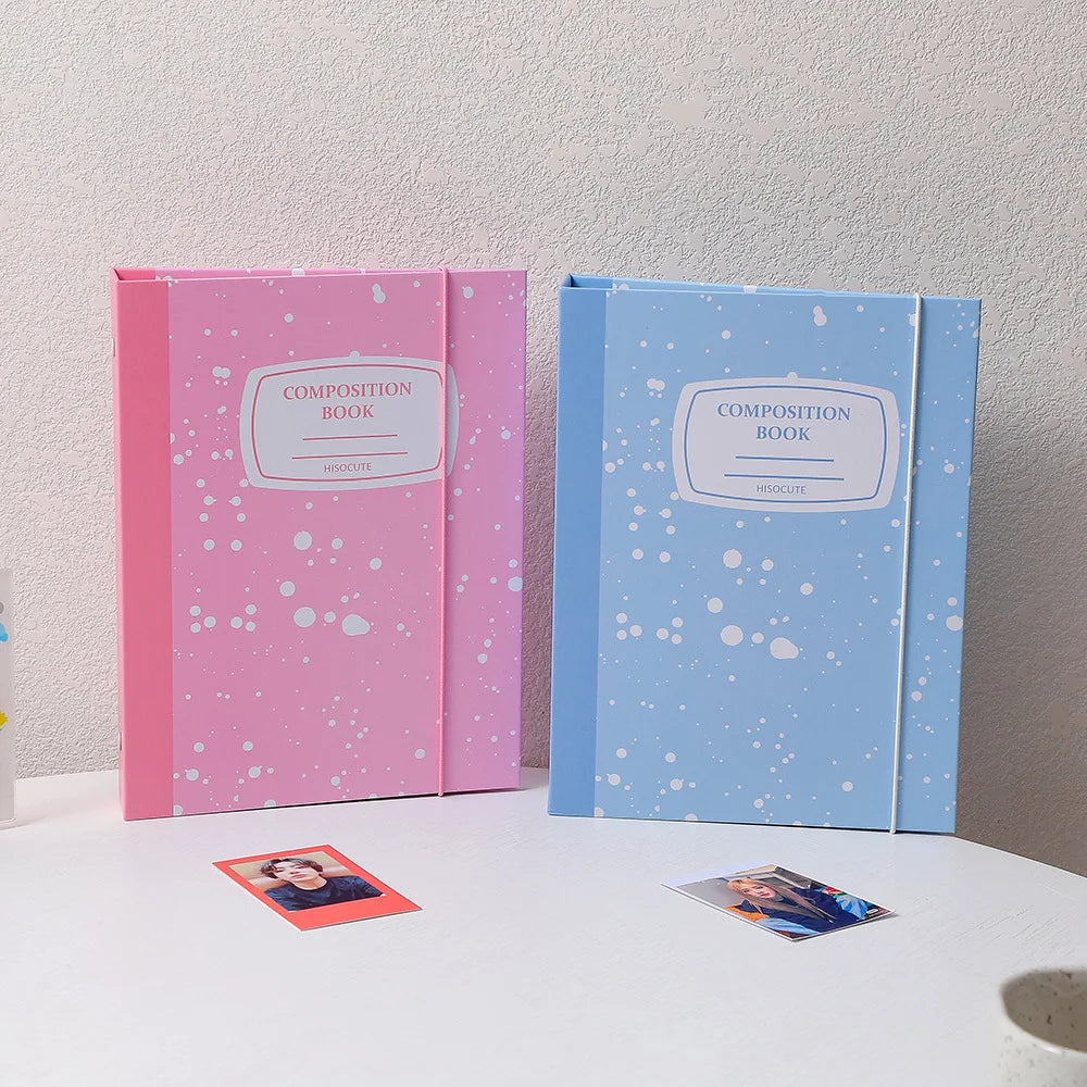 SKYSONIC New Arrival A5 Ring Notebook Jounral Cover INS Bandage Photocards Binder Collect Book Photo Cards Organzier Stationery