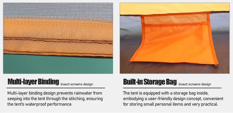 1/2 Person Tent For Outdoor Camping,Hiking,And Biking - Includes Footprint,Waterproof,Windproof,Packs Light And Compact,