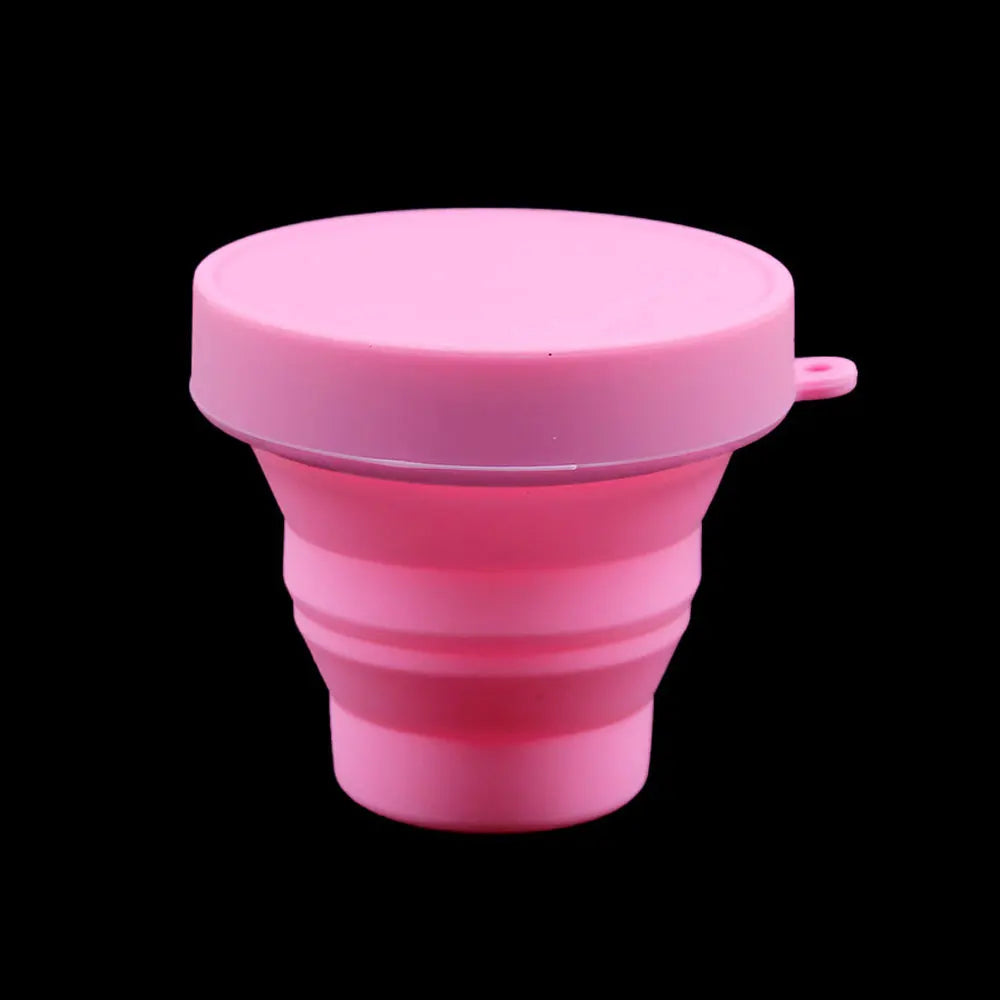 Silicone World Portable Silicone Folding Cup Mouthwash Cups Travel Outdoor Anti Drop Telescopic Cup Coffee Handcup Water Cup
