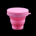 Silicone World Portable Silicone Folding Cup Mouthwash Cups Travel Outdoor Anti Drop Telescopic Cup Coffee Handcup Water Cup