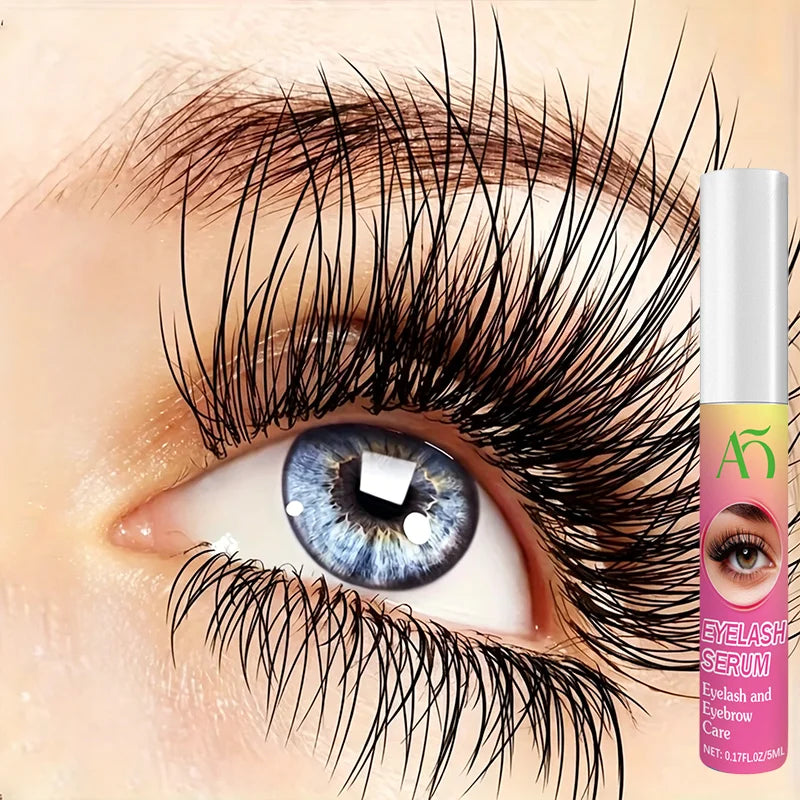 Eyelash serum, moisturizes eyelids and eyelashes, resulting in long, thick, and curled lashes for a beautiful eye appearance.