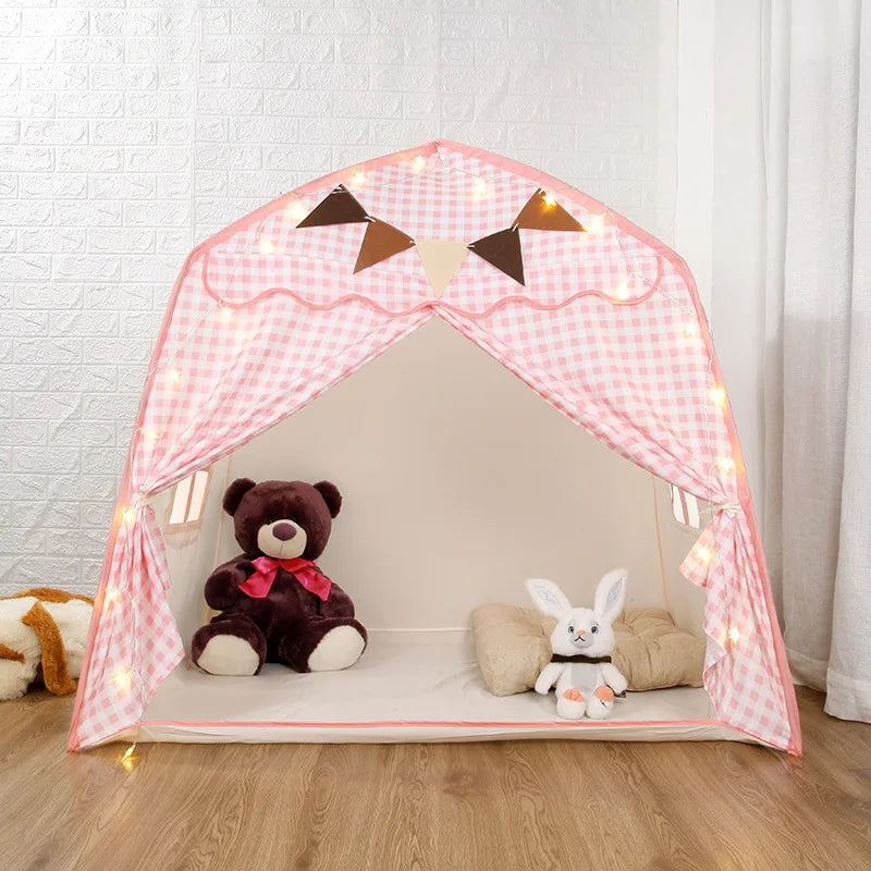 Kids Play Tent for Boys Girls Princess Castle Playhouse Indoor Outdoor Children's Toy House for Toddlers Tent Gift