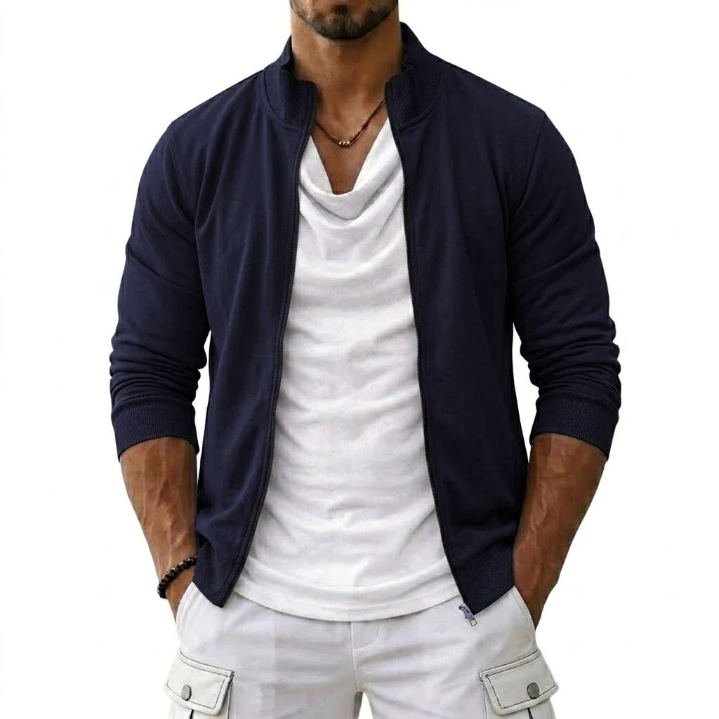 Mens Hooded Sweatshirts Lightweight Long Sleeve Cardigan Tops Autumn Casual Work Jackets Premium Athletic Outerwear for Men