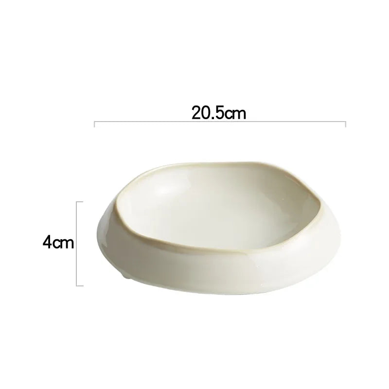 Ceramic Dinner Plate Family Steak Plate Pasta Plates Dessert Dish Cake Dish Dim Sum Bowl Cake Bowl Salad Bowls Kitchen Supplies