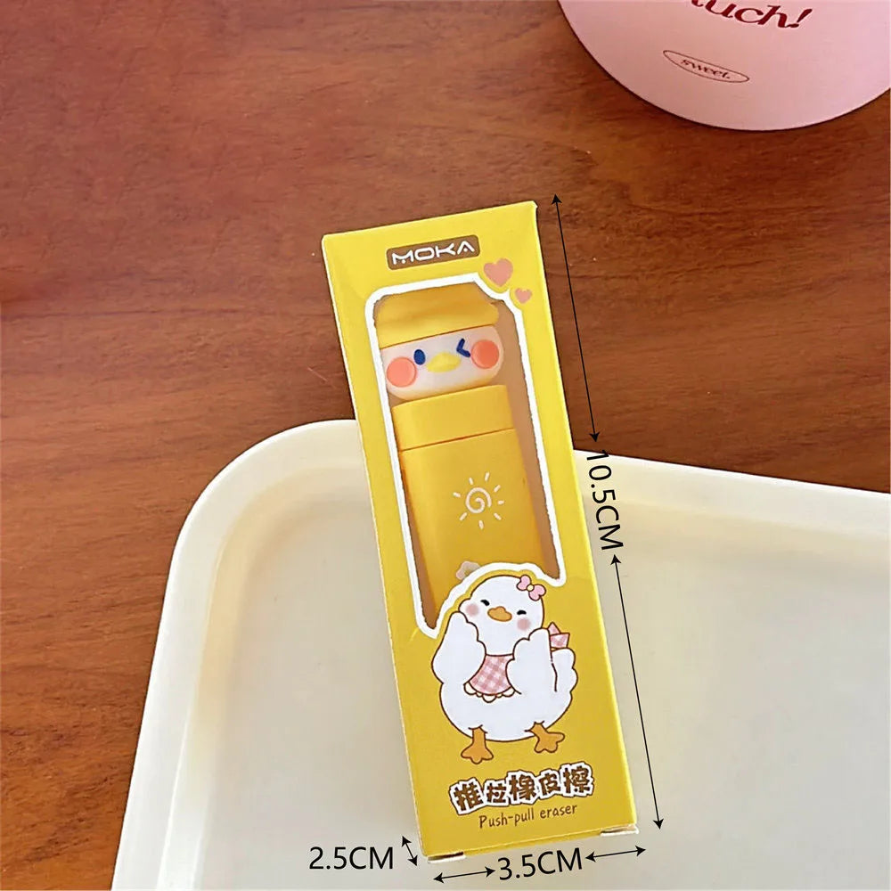 Cute Cartoon Cute Pet Push Pull Eraser Primary School Student Prize Learning Stationery Leave No Trace No Shard Eraser
