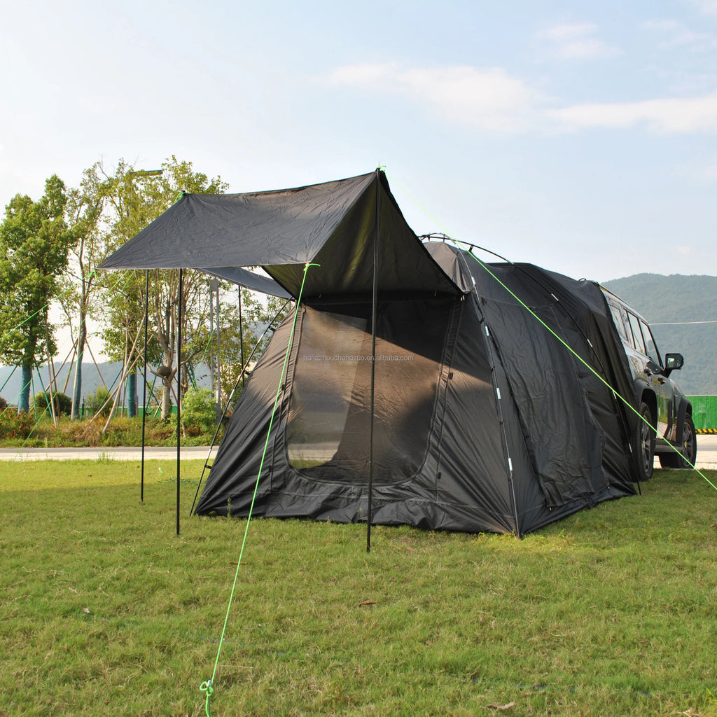 Tent for Camping, 6-Person Car Camping  Tailgate Tent for Outdoor, Easy Set up with Canopy