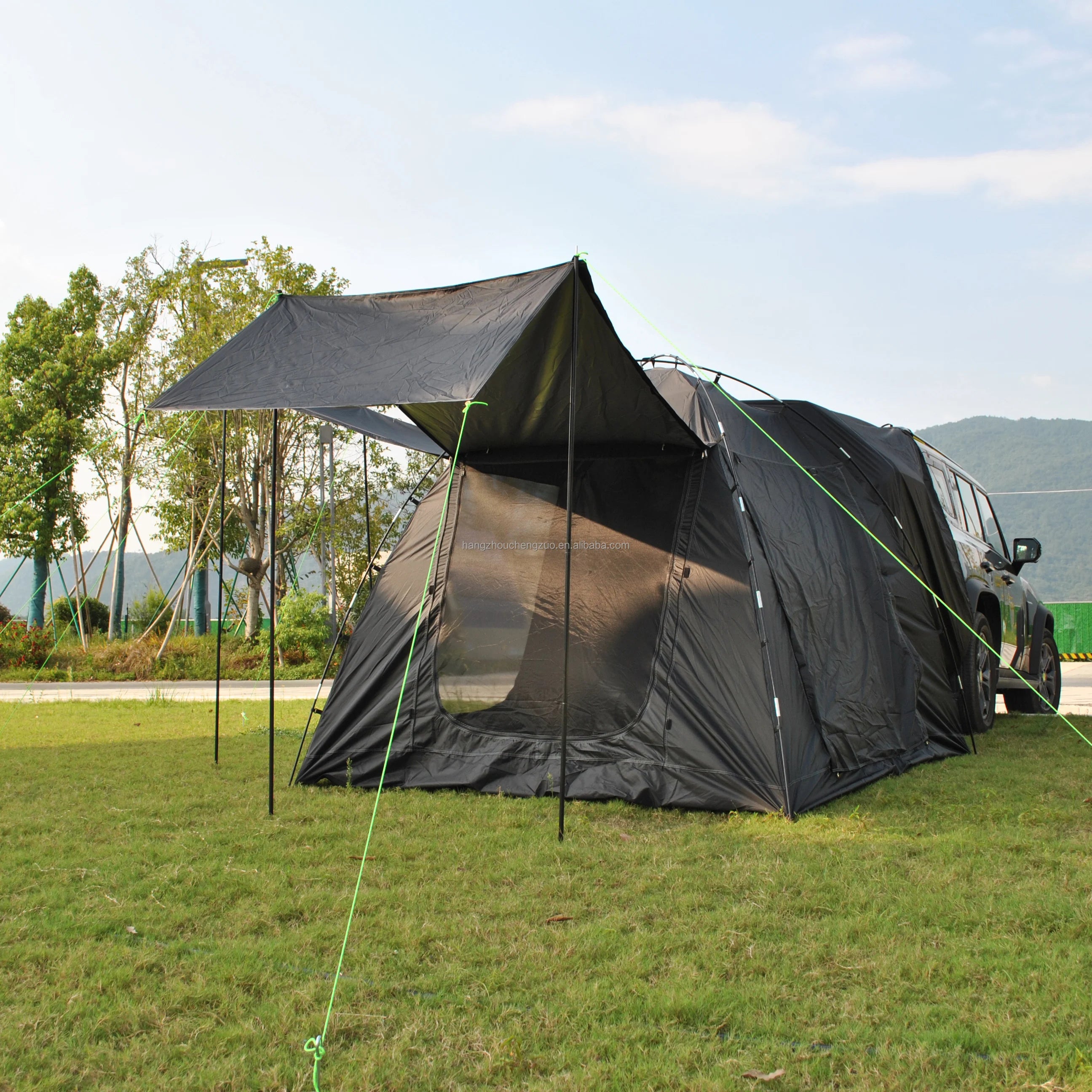 Tent for Camping, 6-Person Car Camping  Tailgate Tent for Outdoor, Easy Set up with Canopy