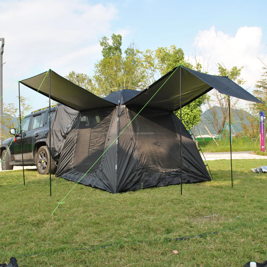 Tent for Camping, 6-Person Car Camping  Tailgate Tent for Outdoor, Easy Set up with Canopy