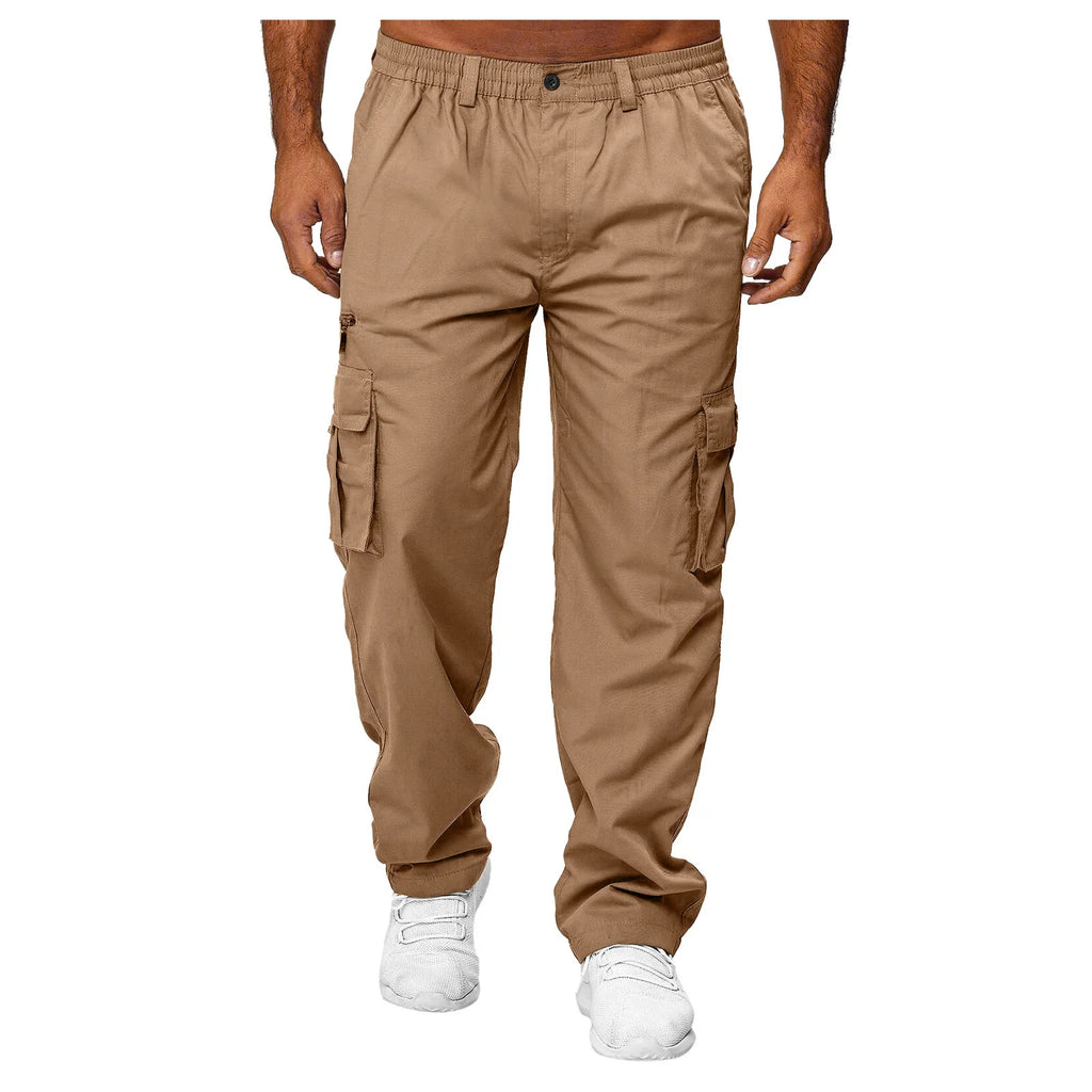 Men Sweatshirts Jogging Pants Men Casual Pants Men Stylish Color Block Zip Pockets Drawstring Sports Skinny Pants Trousers Pants