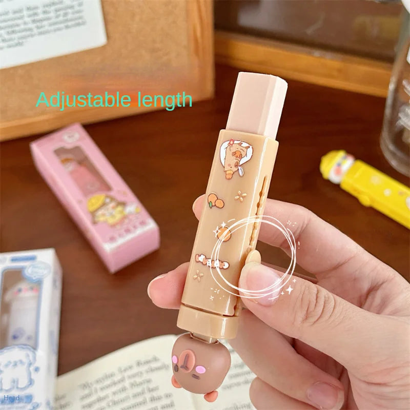 Cute Cartoon Cute Pet Push Pull Eraser Primary School Student Prize Learning Stationery Leave No Trace No Shard Eraser