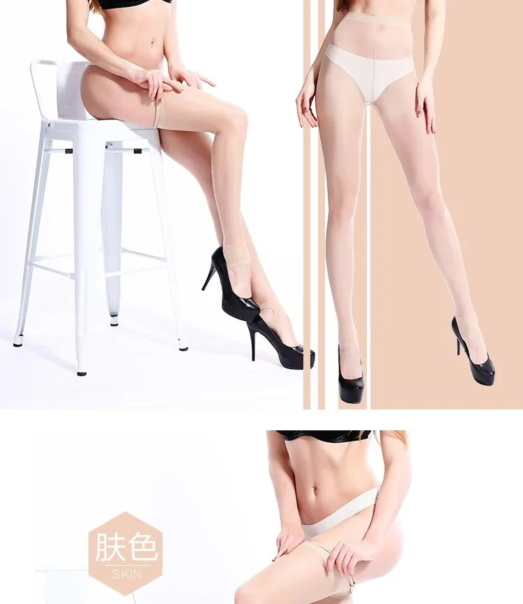 Silk Stockings Flesh Color Black Ultra-thin Foot Socks Foot Stirrups Female Pantyhose Invisible Anti Snagging Base Socks