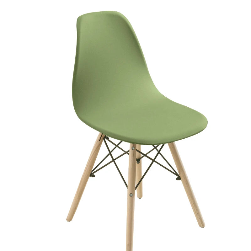 Solid Color Shell Chair Cover Stretch Cheap Short Back Chair Covers Printed Dining Seat Covers For Home Bar Hotel Party Banquet