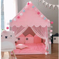 Portable Children's Tent Folding Kids Tents Tipi Baby Play House Large Girls Pink Princess Castle Child Room Decor Play Tent Toy