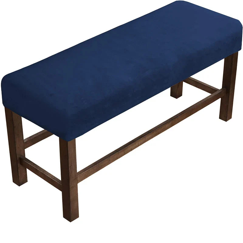 Velvet Soft Stretch Dining Room Spandex Elastic chair Bench Covers  Living Room Kitchen Bedroom Slipcover Seat Protector