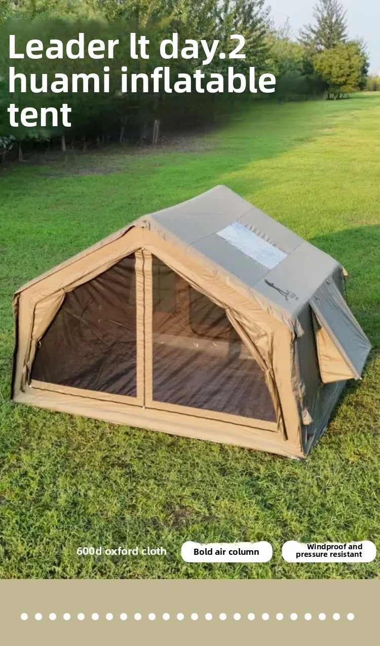 Air Tent, Inflatable Camping, Outdoor Fabric, Portable Inflatable Tent, Large High-quality House Tent，8.2 Square Meters