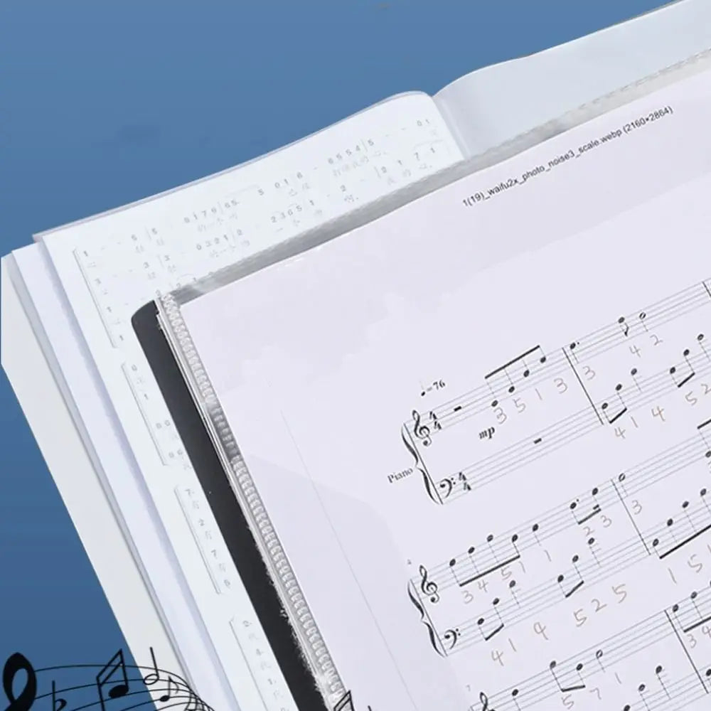 Cover Folder A4 Sheet Music Folder Fashionable Creative Loose Leaf Notebook Waterproof Durable Budget Binder Teacher
