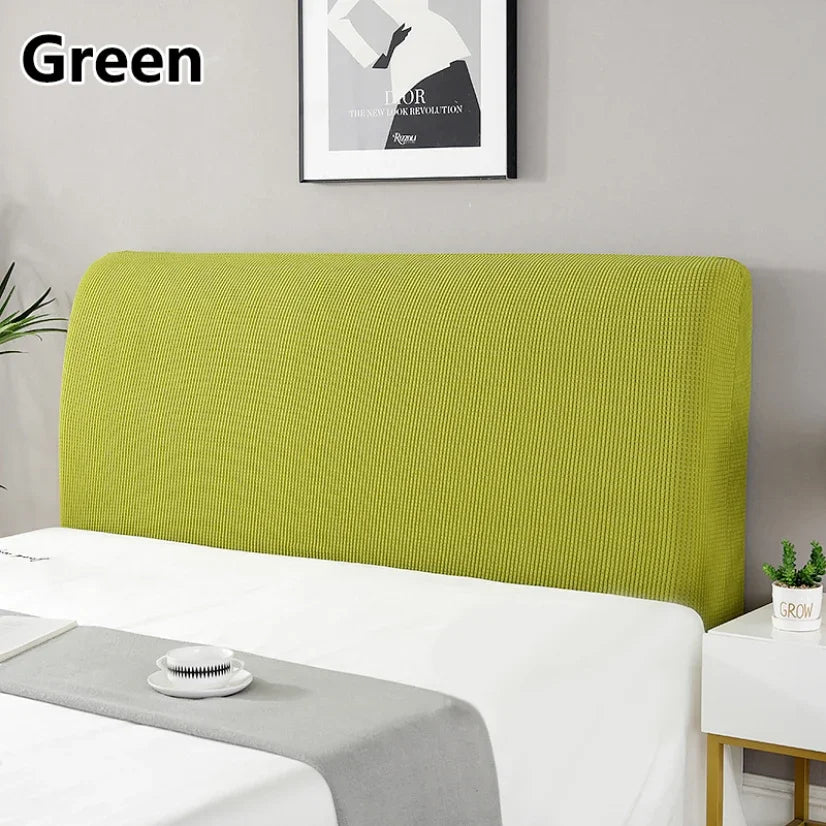Simple Bedside Cover Elastic Thicken Protection Headboard Case Dust-Proof Nordic Bedroom Bed Cushion Cover House Decoration