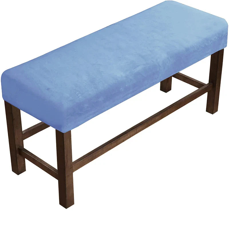 Velvet Soft Stretch Dining Room Spandex Elastic chair Bench Covers  Living Room Kitchen Bedroom Slipcover Seat Protector