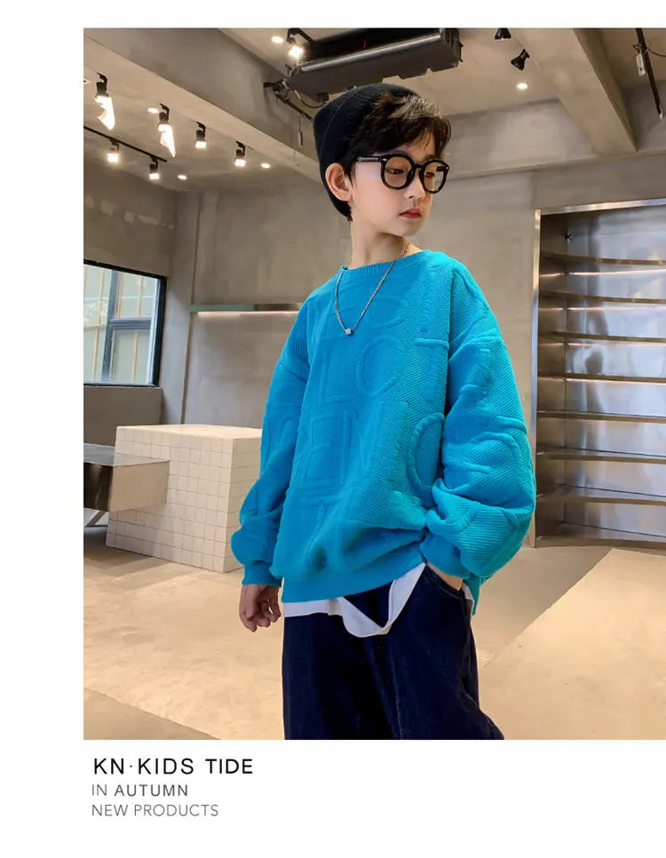2023 Children Sweatshirts For Boys Cotton Coat Long Sleeve Baby Boy Tops Kids Spring Fall Clothes 5 6 7 8 9 10 11 12 13 14Years