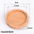 Wooden Bamboo Serving Plate Set Dish Tray Fruit Plate Storage Pallet Kitchen Organizer Dining Bar Supply Dinner Plate Set