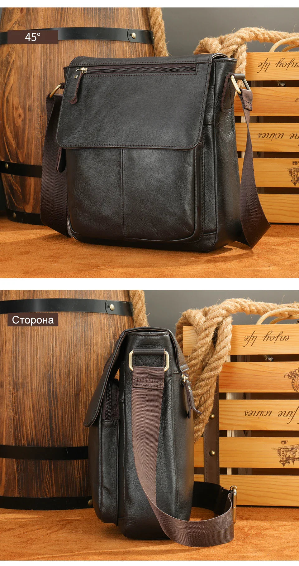 WESTAL Men Shoulder Bag High Quality Male Bag Cowhide Leather Crossbody Bags Capacity Men Messenger Tote Bags for Male 819A